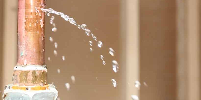 Hot Water Pipe Leaks