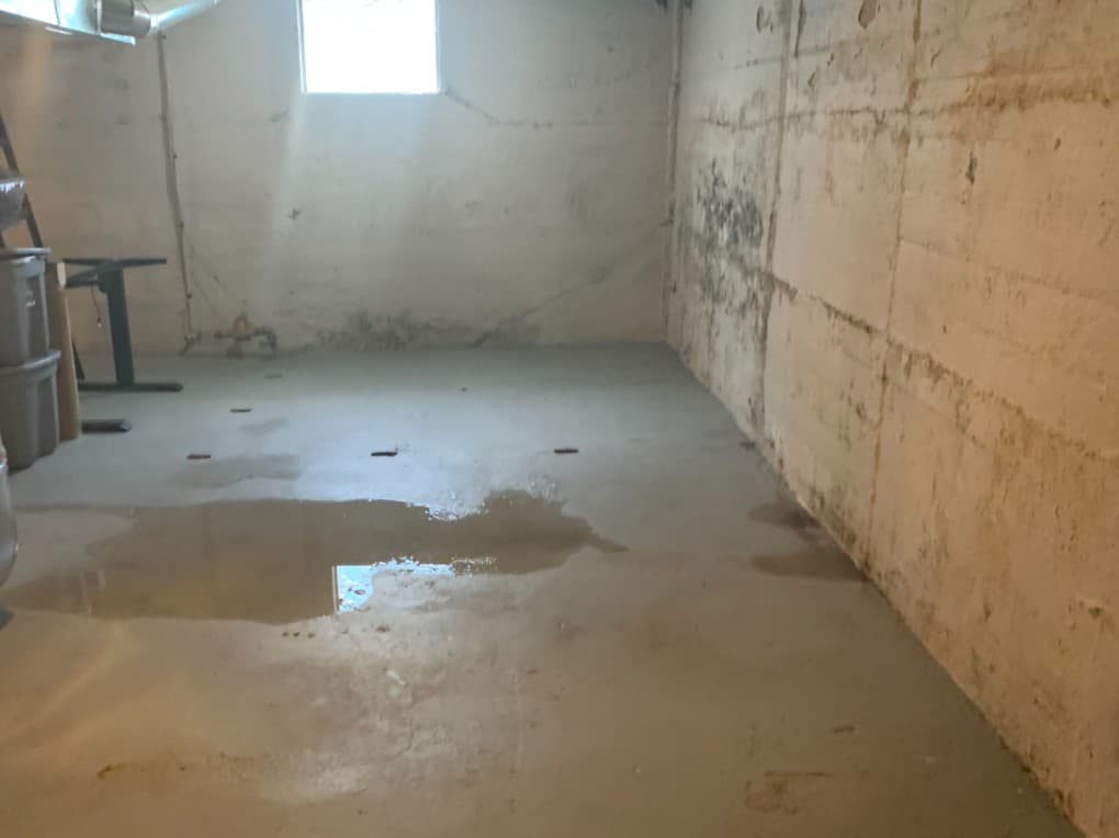 Basement Water Leak Repair
