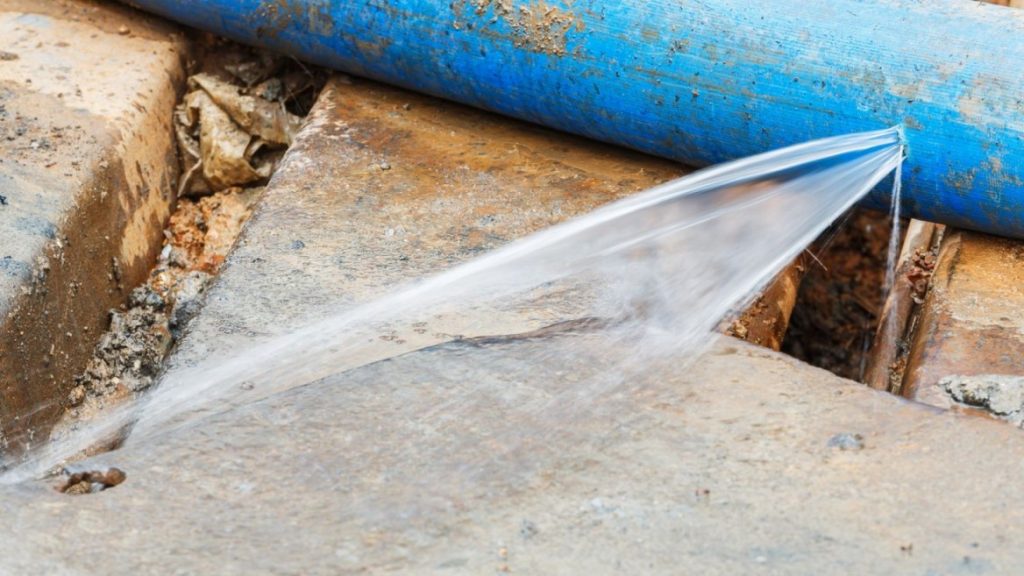 Outdoor Water Leak Repair