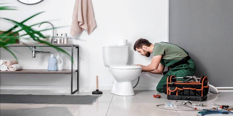 New Toilet Installation New Toilet Installation