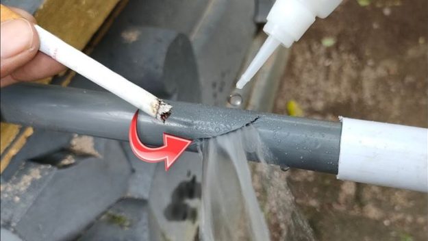 PVC Water Pipe Leak